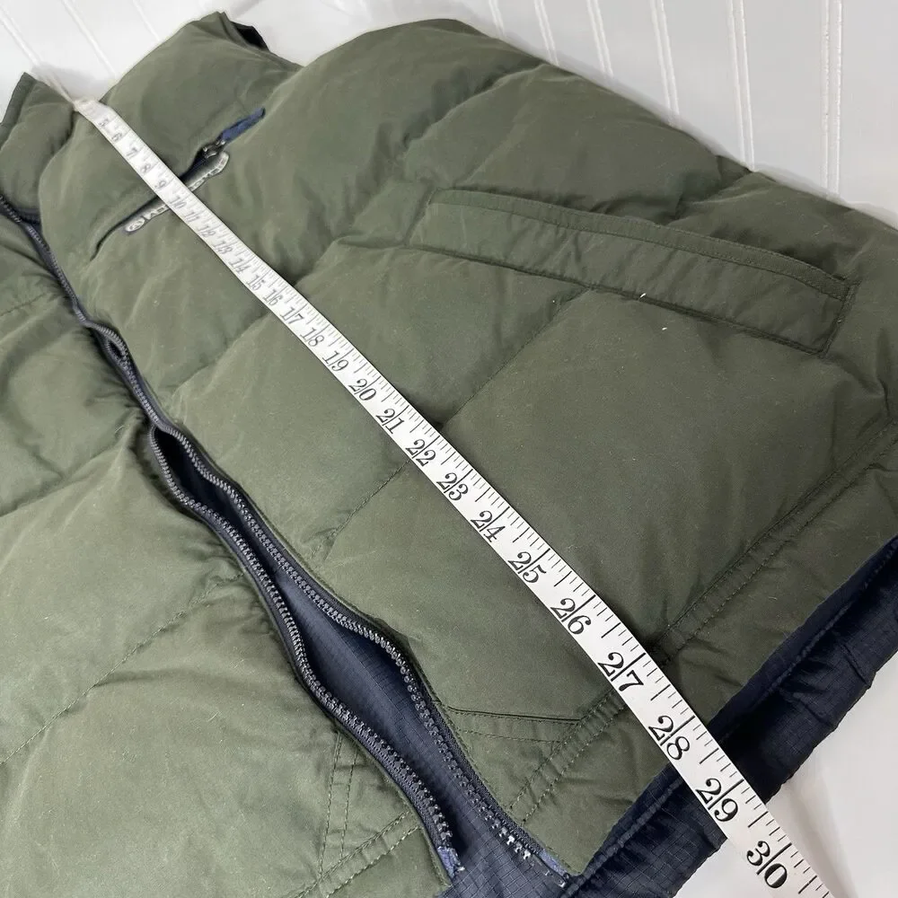 Y2K‎ Vintage Abercrombie & Fitch Duck Down Puffer Vest Reversible Size M READ